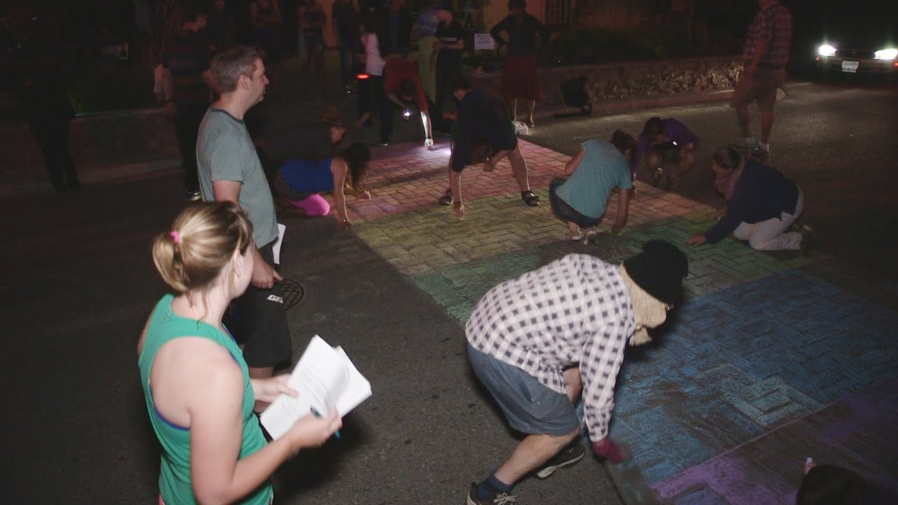 Valemount's Citizen Rainbow Crosswalk