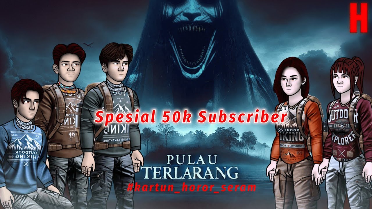 Kartun Hantu Seram Terbaru | Pulau Terlarang | Kartun horor