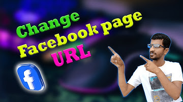 How to change your Facebook page username and url