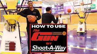 How To Use a Basketball Shooting Machine | The Gun 8000 screenshot 3