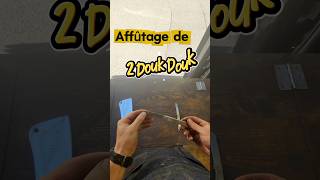 Affûtage de 2 Douk-Douk 🔪🔪#DoukDouk #affutage #couteau #Thiers