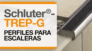 Cómo instalar un remate para cantos de cerámica sobre escaleras: Schluter®-TREP-G