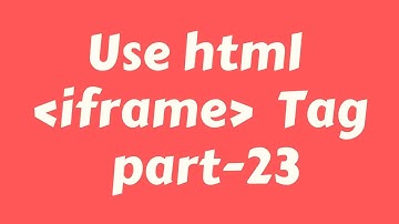Web Design Beginners Course 2019 Bangla HTML5 Part 23