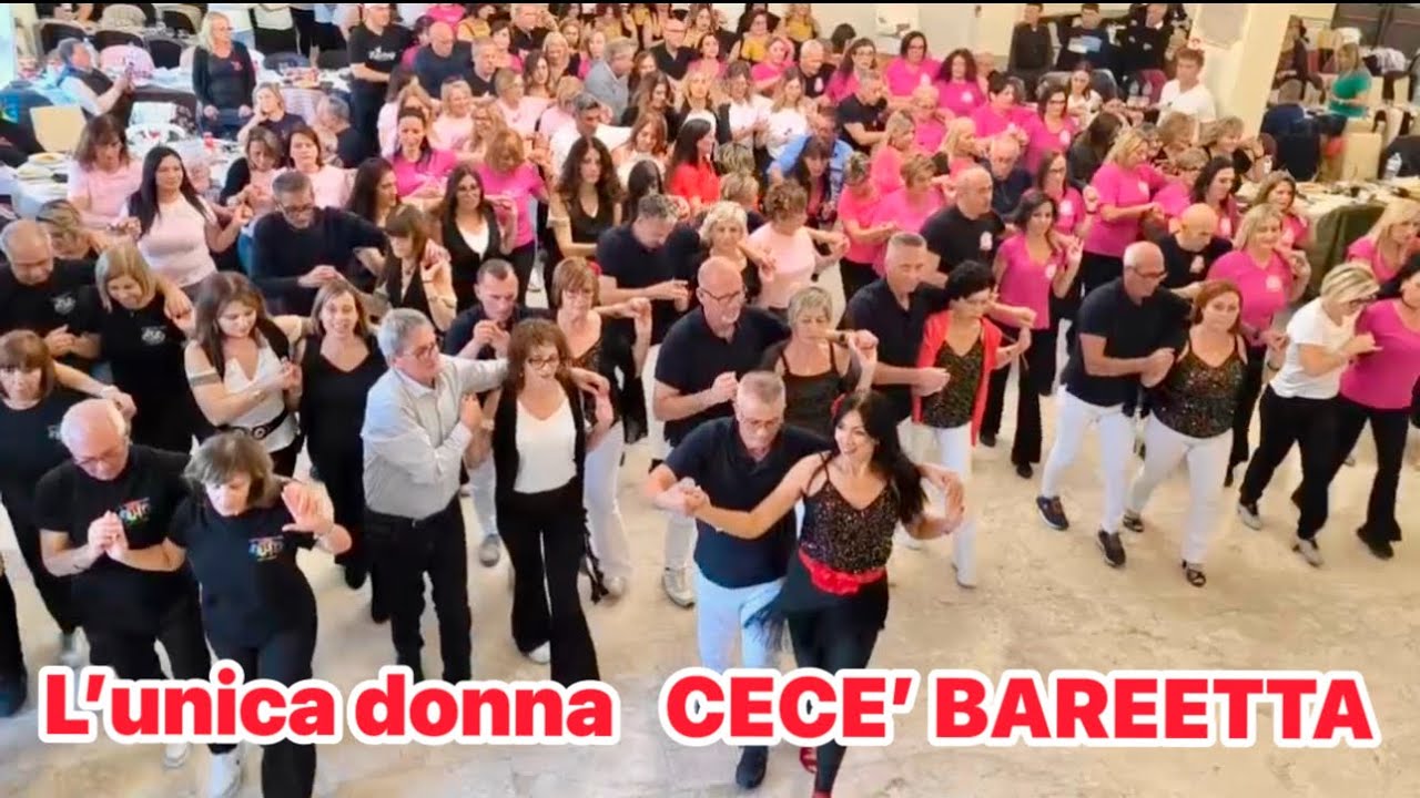 L'unica donna CECE' BARRETTA social dance a coppia coreo Petronela Calciu balli di gruppo 2025