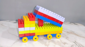 Satisfying Diy Building Blocks Dump Truck | Building Blocks ASMR | Relaxation #buildingblocks #asmr