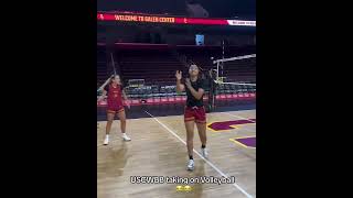 Why are they lowk good😂 (via dominiquealexisdarius/TT) #usc #wbb #collegebasketball #womenssports