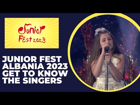 JUNIOR FEST ALBANIA 2023 I I GET TO KNOW THE SINGERS