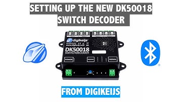 Digikeijs DK50018 Bluetooth DCC Accessory Decoder Basic Setup. No CV Programming Required!
