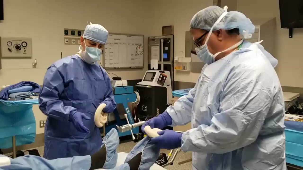 Positioning Patient and Draping Hana Table