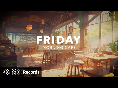 FRIDAY MORNING CAFE: Relaxing Jazz Music 🌸 Soft Jazz Instrumentals in Spring Coffee Shop Ambience