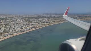Landing in Tunis - Carthage Airport - Airbus 320 - 4K RAW screenshot 4