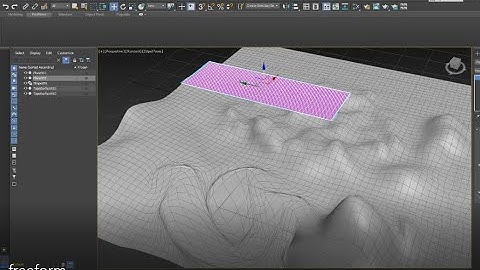 3Ds Max Ribbon - freeform tab