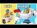 [My Son's Idea] I Built a Mech With a Bathtub-Bike As Its Head