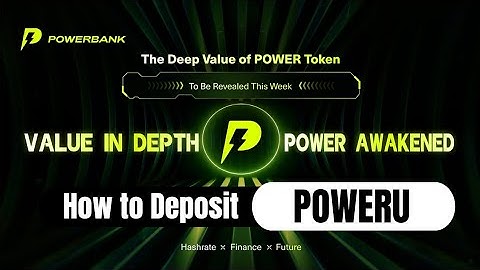 How to Deposit POWERU in Sollong PowerBank Wallet