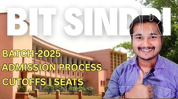 🔴BIT Sindri Full Review 2025 | Cutoffs, Placements, Branch  Preference|JCECEB Counselling 2025 Guide