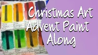 Paint Along with Christmas Art Advent Challenge