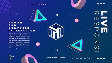 [LIVE RESPONSI UTS B25] HUMAN AND COMPUTER INTERACTION