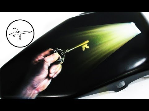 Airbrush Painting "Keymaker" part 1 | Harley-Davidson | by Igor Amidzic