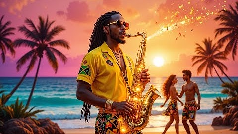 Afrobeat × Amapiano Mix  | Tropical Sax Chill Beats at Sunset