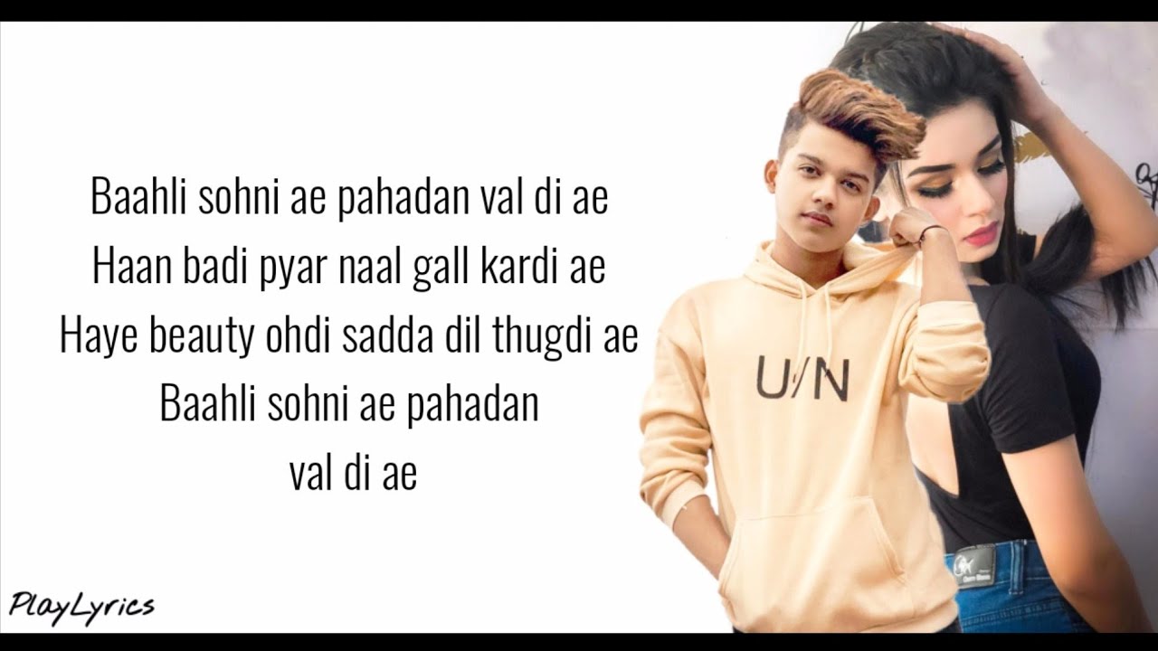 Pahadan Song (lyrics) : Avneet Kaur | Riyaz Aly | Rajat Nagpal |