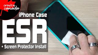 iPhone 12 & 12 Pro ESR Classic Case with Screen Protector + How To Install Screen Protector