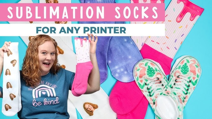 🤔 How to EASILY Sublimate on Colored Socks 🤔 Sublimation Socks