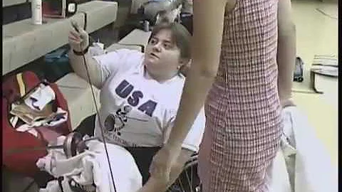 Paralympic fencer Lisa Lanier, 2000