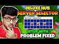 How to Setup Server Selector in DeluxeHub | DeluxeHub Problem Fixed | Server Selector Minecraft