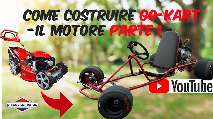 Costruire Go Kart - Il Motore Parte 1- How To Build Go Kart with mower   (Part 1) - Engine Mount