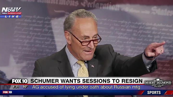 FNN: Chuck Schumer Wants AG Jeff SESSIONS TO RESIGN Over Russia Contact - FULL PRESS CONFERENCE