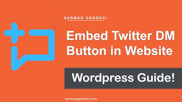 How to Embed Twitter Message Button in Website