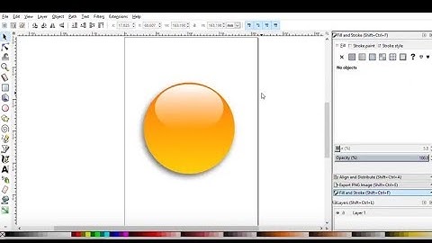Inkscape Tutorial: Create a Shiny Round Button