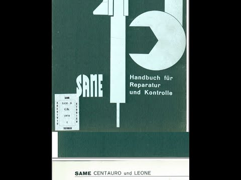 Same Centauro and Same Leone - Werkstatthandbuch