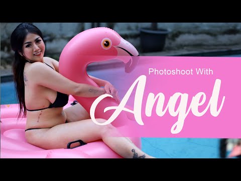 Photoshoot with ANGELRICH | Serunya Main Balon Bebek sampai basah basahan ulalaaa