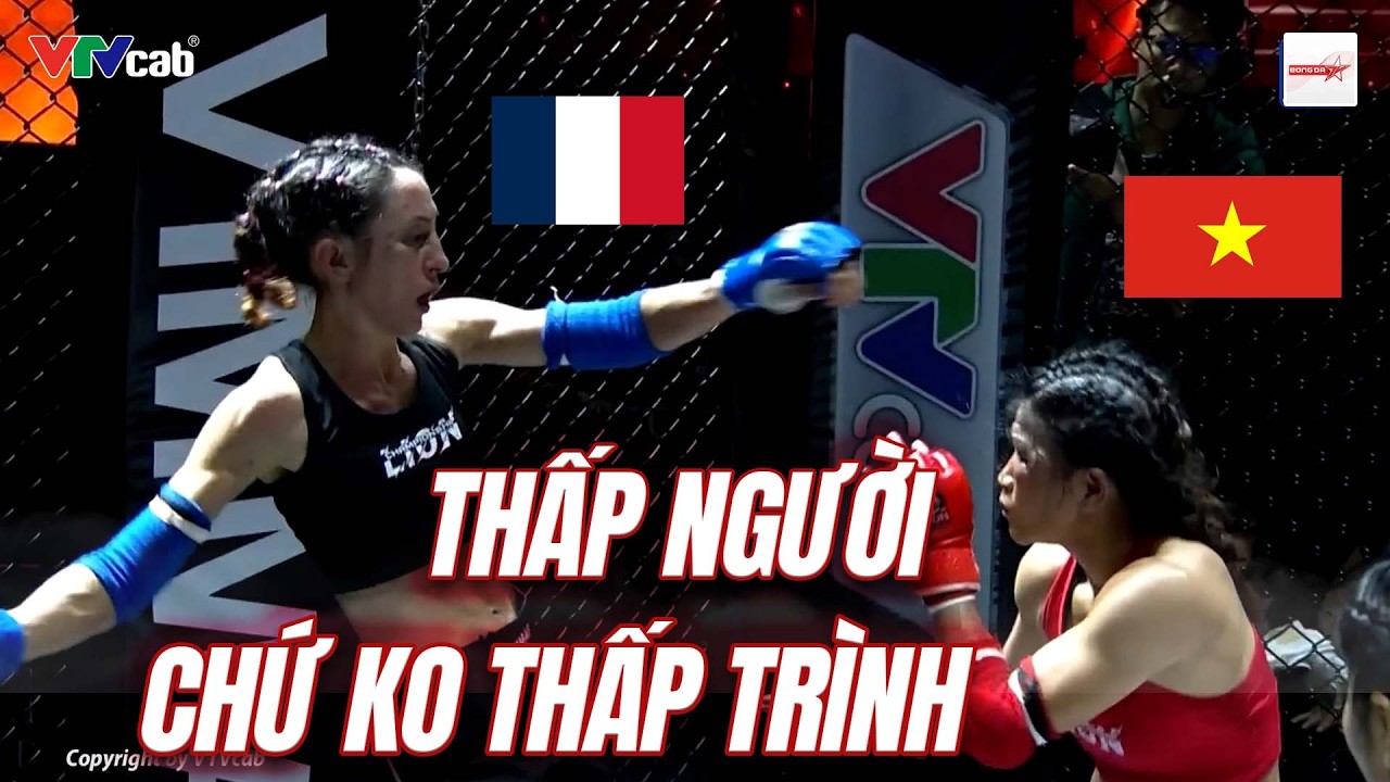 Thanh Trúc bé chỉ bằng MỘT NỬA ĐỐI THỦ  nhưng vẫn nện cho võ sỹ TỐI TĂM MẶT MŨI