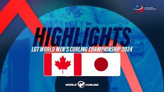 Canada v Japan - LGT World Men's Curling Championship 2024 - Highlights