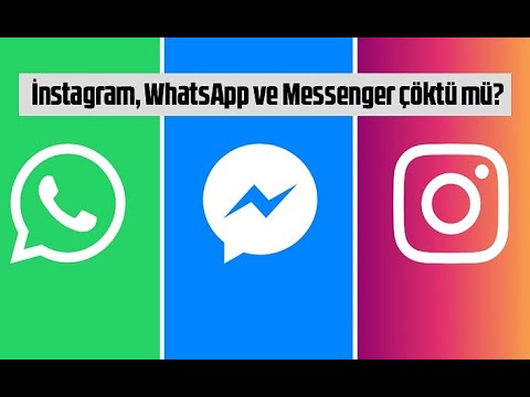 İnstagram çöktü mü, Whatsapp Çöktü mü, Messenger Çöktü mü?