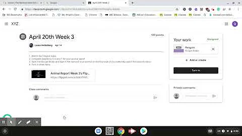 Turn In Assignment Google Classroom