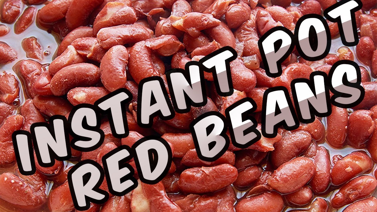 Instant Pot Small Red Beans (Domingo Rojo Beans) - DadCooksDinner