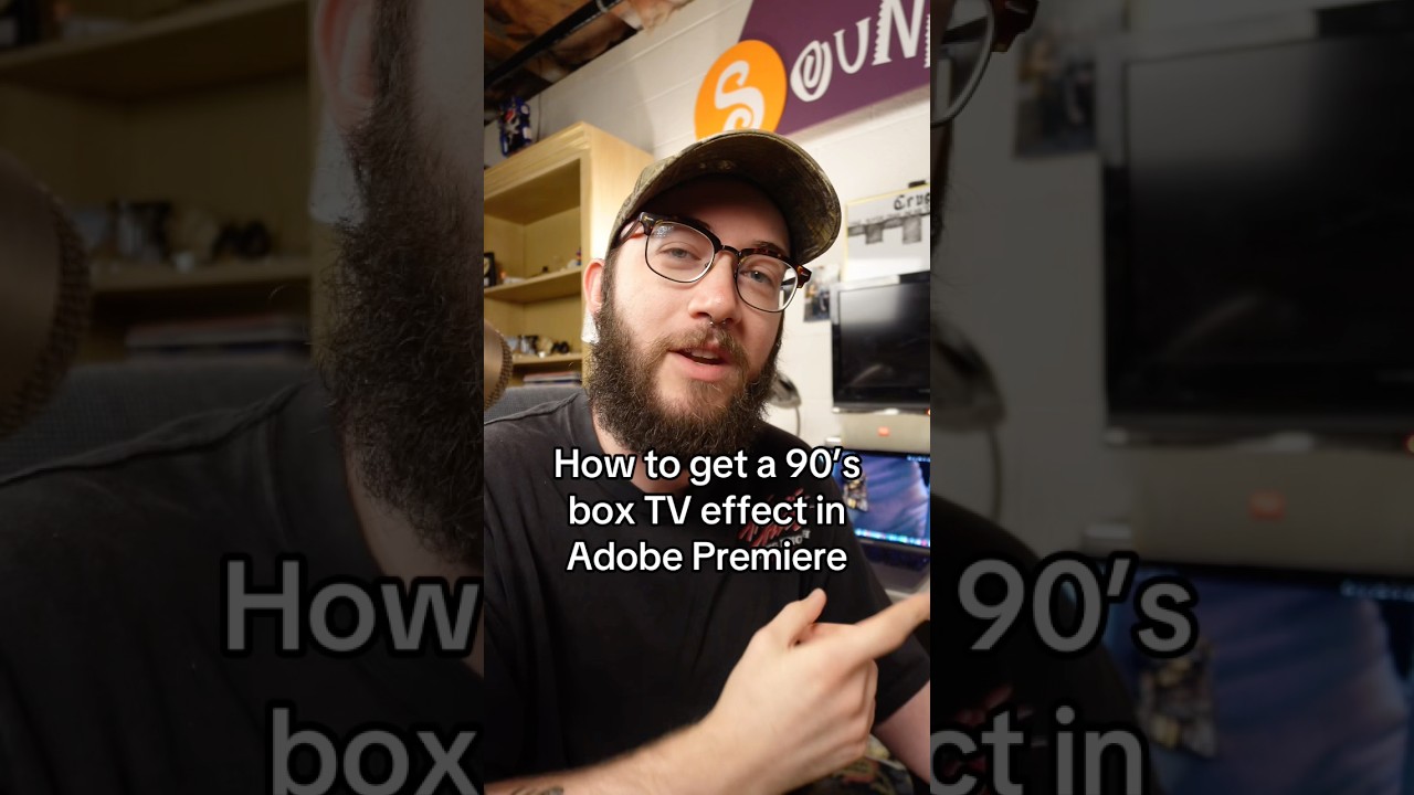 90’s box TV effect in Adobe Premiere Pro