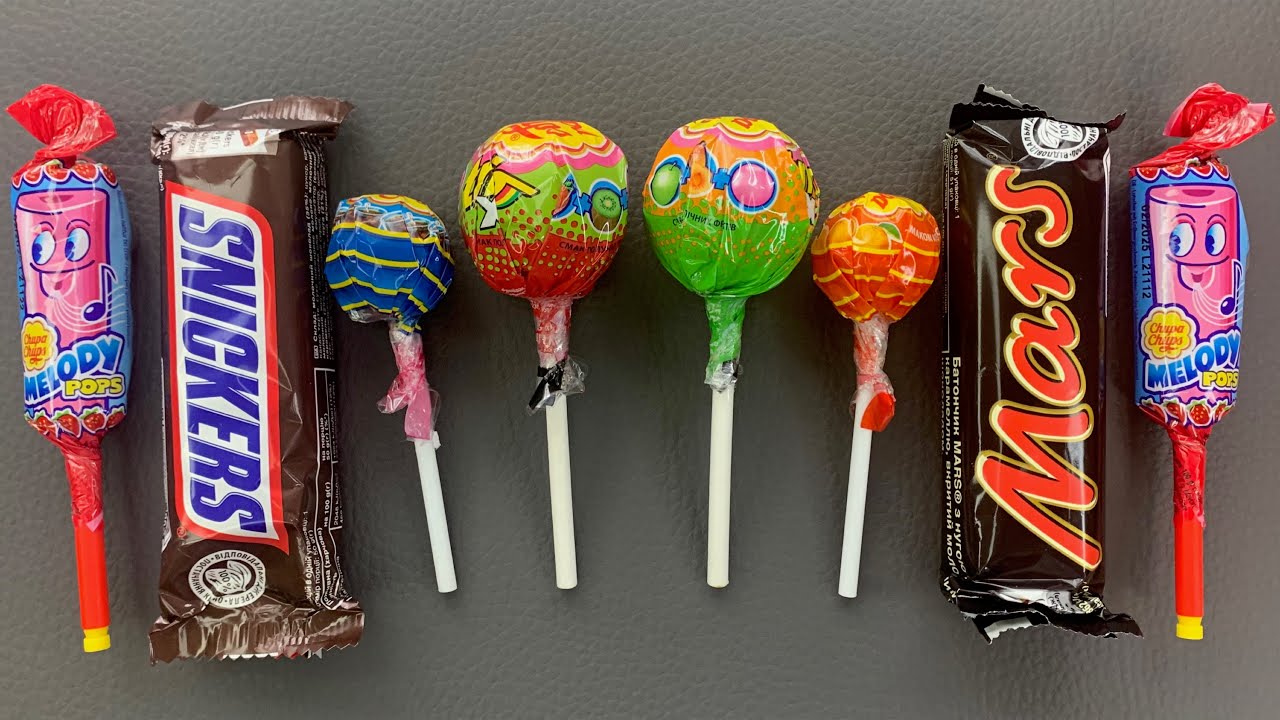 Satisfying video Asmr lollipops candy unboxing video Asmr opening video