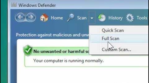 How to perform a full system scan in Windows Defender