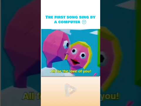 the first song performed using computer speech synthesis 💀