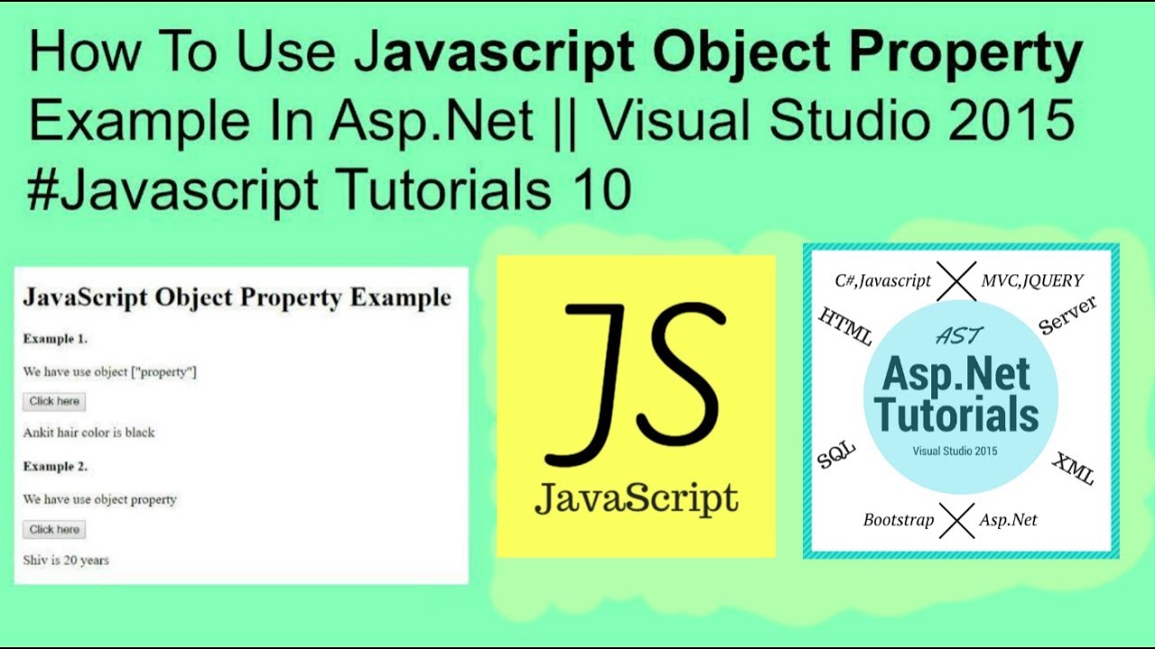 javascript object property assignment