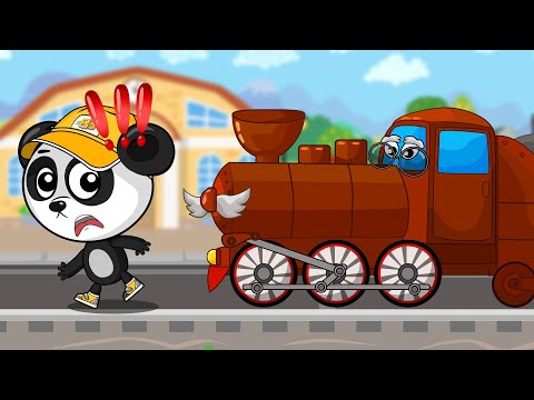 Ура! Паровоз! Биби спасает детей на супер машинках