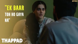 'Ek baar toh ho gaya na' | Thappad | Anubhav Sinha | Taapsee Pannu