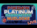 Pokemon Platinum Randomizer Nuzlocke Live Episode 5!!!