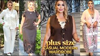 New Plus Size & Midsize August 2026: Casual Natural Lookbook