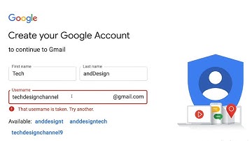 How to make a username for Google account / Gmail account