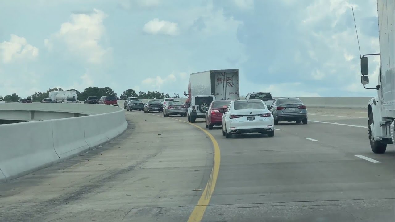 I-55 construction in Jackson causes major delays - YouTube
